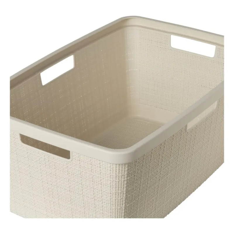 Curver Wasmanden-jute wasmand - 46 liter - beige