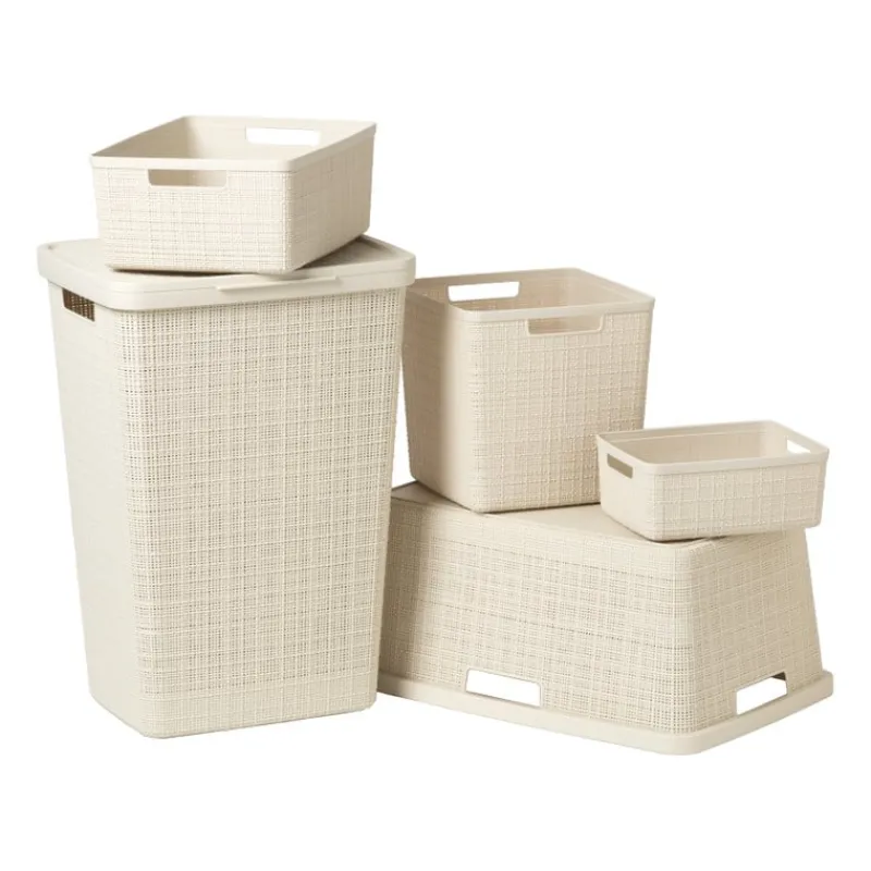 Curver Wasmanden-jute wasmand - 46 liter - beige