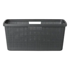 Curver Wasmanden-jute wasmand - 46 liter - grijs