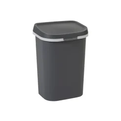 Curver Pedaalemmers|Prullenbakken-prullenbak mistral flat - grijs - 25 liter
