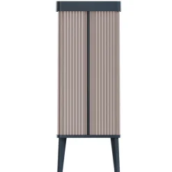 Curver Pedaalemmers|Prullenbakken-prullenbak Verto - rosékleurig/zwart - 54 liter