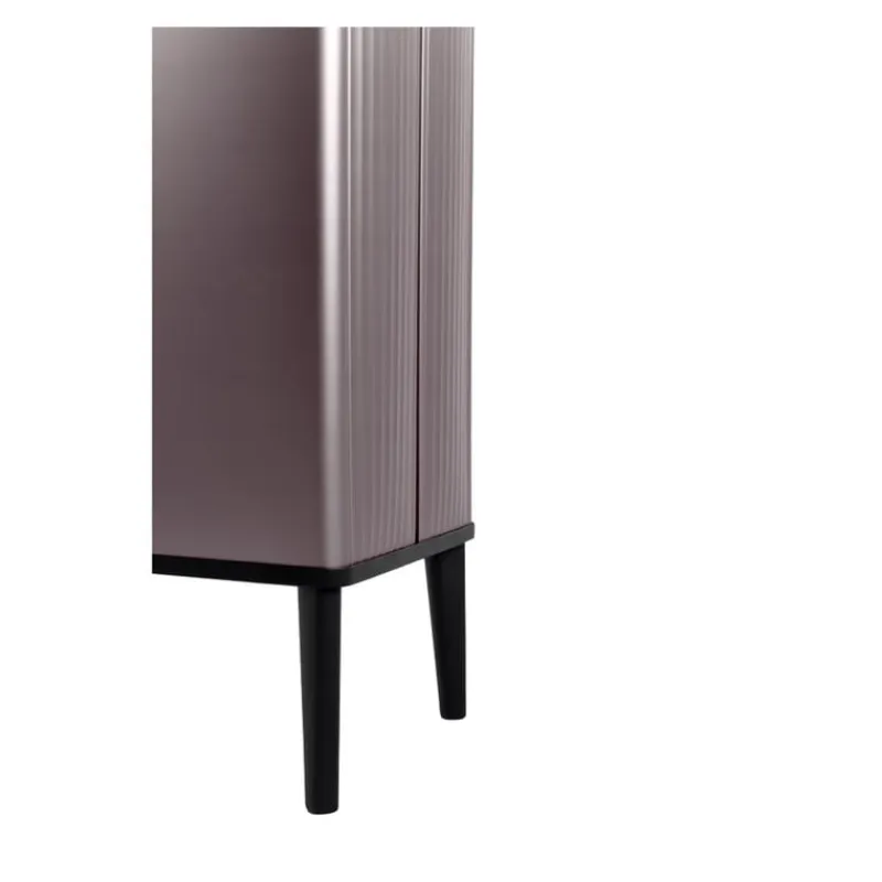 Curver Pedaalemmers|Prullenbakken-prullenbak Verto - rosékleurig/zwart - 54 liter