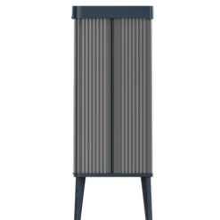 Curver Pedaalemmers|Prullenbakken-prullenbak Verto - grijs/zwart - 54 liter
