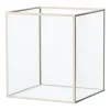 Xenos Sieraden Opbergen|Lantaarns-Deco box klein - beige - 18x16x16 cm