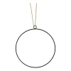 Xenos Kerst Knutselen|Wandhangers-Deco ring metaal - ø25 cm