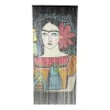 Xenos Vliegengordijnen-Deurgordijn Frida met vogel - bamboe - 200x90 cm