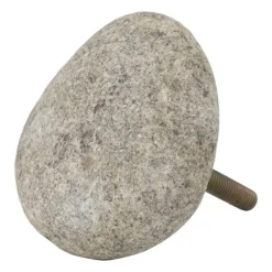 Xenos Deurknoppen-Deurknop steen - naturel - ø5 cm
