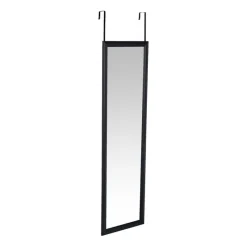 Xenos Passpiegels-Deurspiegel - zwart - 34x124 cm