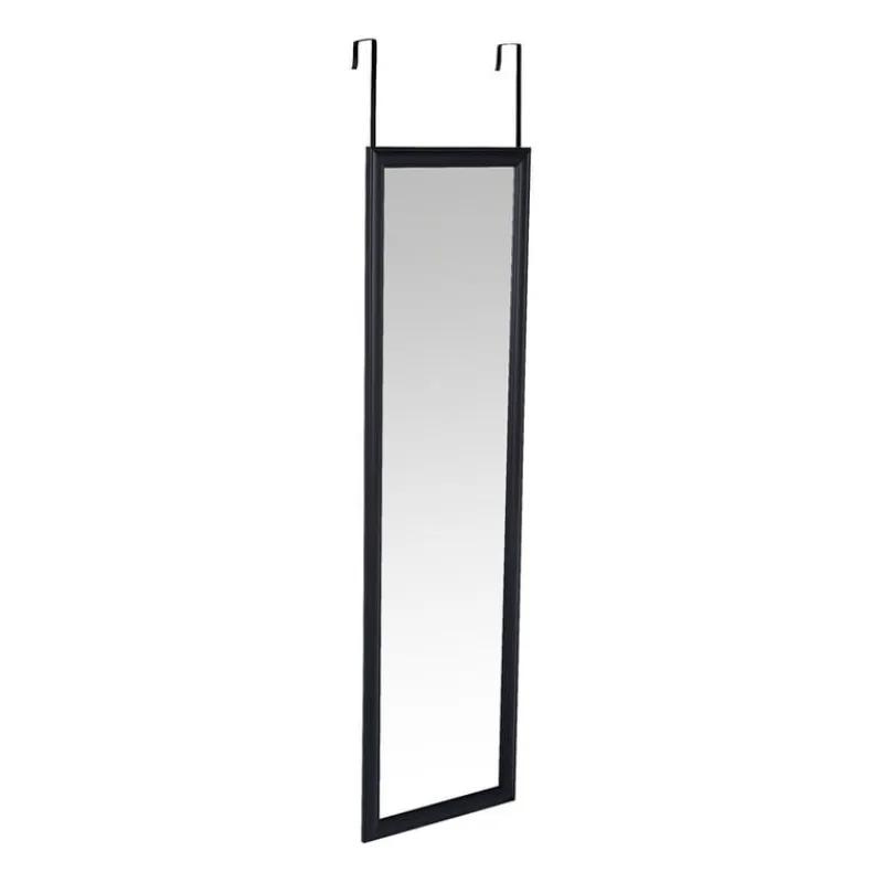Xenos Passpiegels-Deurspiegel - zwart - 34x124 cm