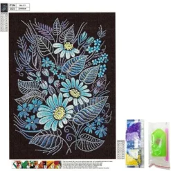 Xenos Diamond Paintings|Knutselpakketten-Diamond paint - glow in the dark - 40x30 cm
