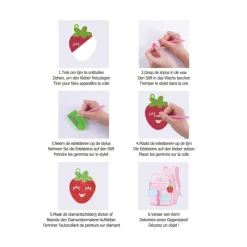 Xenos Diamond Paintings-Diamond painting - DIY set van 10 sleutelhangers