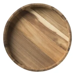 Xenos Dienbladen-Dienblad acacia - naturel - ø30 cm