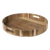 Xenos Dienbladen|Kerstcadeaus-Dienblad acacia - naturel - ø40 cm