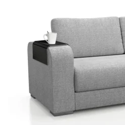 Xenos Dienbladen-Dienblad sofa - zwart - 44,5x24x0,9 cm