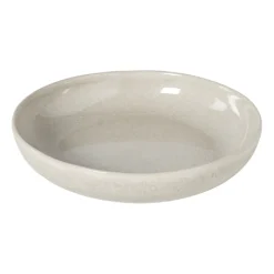 Xenos Borden|Kerstservies-Diep bord fuji - beige - ø22x4 cm