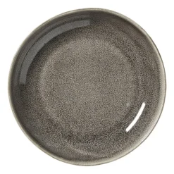 Xenos Kerst|Borden-Diep bord fuji - bruin - ø22x4 cm