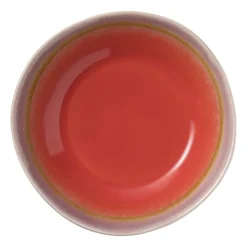 Xenos Borden-Diep bord Roots - rood/paars - ø20x5.4 cm