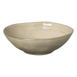 Xenos Borden-Diep bord Toscane - beige - ø19 cm