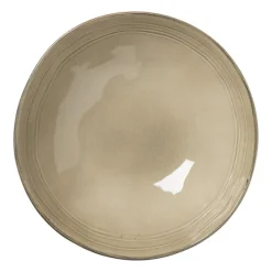 Xenos Borden-Diep bord Toscane - beige - ø19 cm