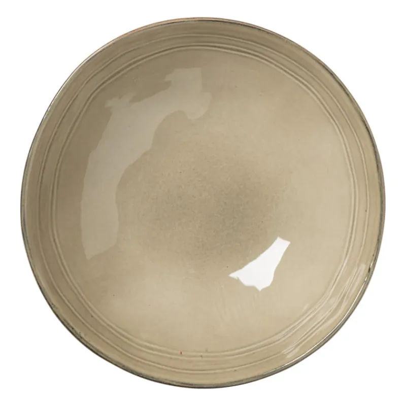 Xenos Borden-Diep bord Toscane - beige - ø19 cm