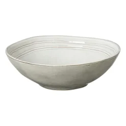 Xenos Borden-Diep bord Toscane - grijs - ø19 cm