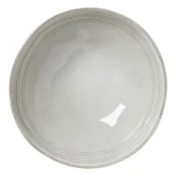 Xenos Borden-Diep bord Toscane - grijs - ø19 cm