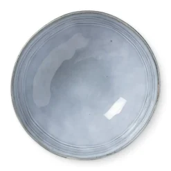 Xenos Borden-Diep bord Toscane - lichtblauw - ø19 cm