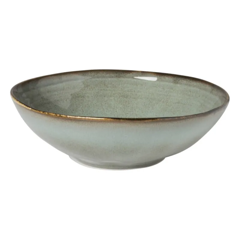 Xenos Borden-Diep bord Toscane - lichtgroen - ø19 cm