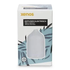 Xenos Huisparfum|Geurolie-Diffuser elektrisch - wit - ø11x18 cm