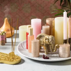 Xenos Kerstcadeaus|Huisparfum-Diffuser houtlook - ø12.2x15 cm