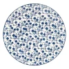 Xenos Borden-Dinerbord blue print - flowers - ⌀26 cm