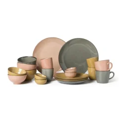 Xenos Borden-Dinerbord Emma - groen - ø26.5 cm