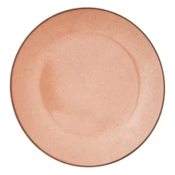 Xenos Borden-Dinerbord Emma - terra roze - ø26.5 cm
