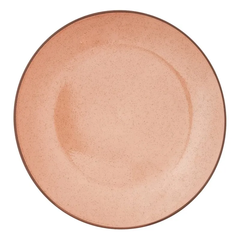 Xenos Borden-Dinerbord Emma - terra roze - ø26.5 cm