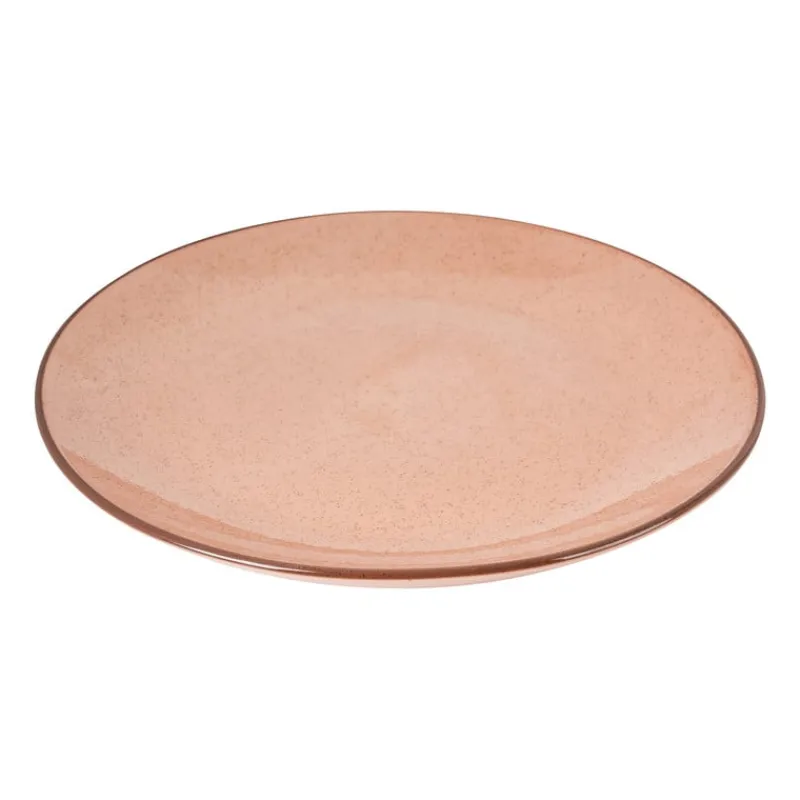 Xenos Borden-Dinerbord Emma - terra roze - ø26.5 cm