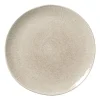 Xenos Borden|Kerstservies-Dinerbord fuji - beige - ø27.5x2.4 cm