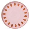 Xenos Borden-Dinerbord jolie - roze - ø25.5x2.3 cm