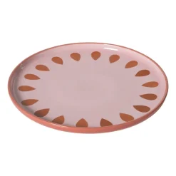 Xenos Borden-Dinerbord jolie - roze - ø25.5x2.3 cm
