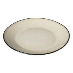Xenos Borden-Dinerbord Roots - beige - ø27.5x3 cm