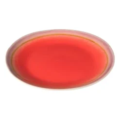 Xenos Borden-Dinerbord Roots - rood/paars - ø27.5x3 cm
