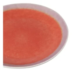 Xenos Borden-Dinerbord Roots - rood/paars - ø27.5x3 cm