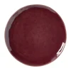 Xenos Borden|Kerstservies-Dinerbord Toscane - bordeauxrood - ø28 cm