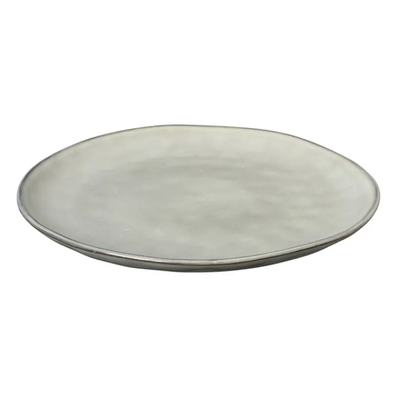 Xenos Borden-Dinerbord Toscane - grijs - ø28 cm