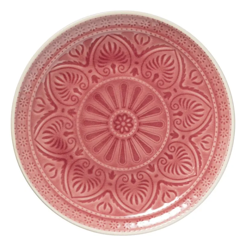 Xenos Borden-Dinerbord Yasmine - roze - 25.5 cm