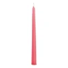Xenos Dinerkaarsen-Dinerkaars glans - roze - ø2x25 cm