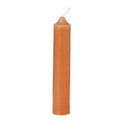 Xenos Dinerkaarsen-Dinerkaarsjes - set van 3 - oranje - ø2x12 cm