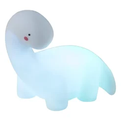 Xenos Kerstcadeaus|Led Lampen-Dino lamp LED - wit - 13,3x8x11,5 cm