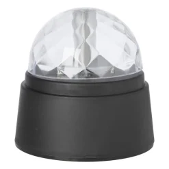 Xenos Kerstcadeaus-Discobal lamp - ø9.5x9.5 cm