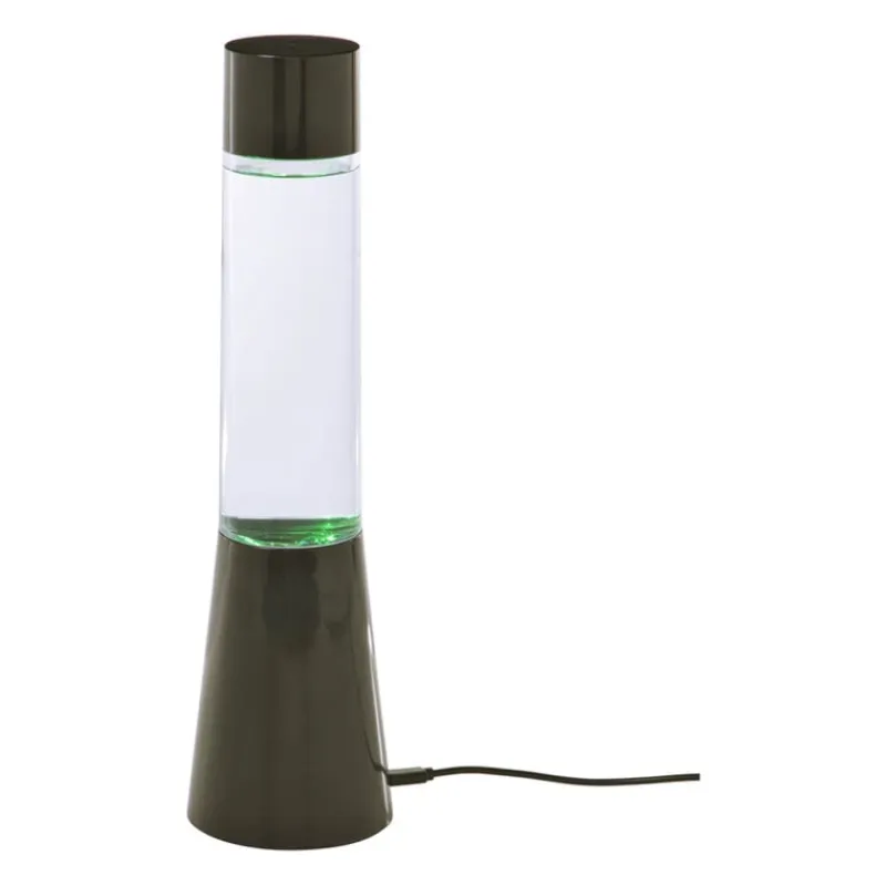 Xenos Kerstcadeaus-DIY Lava lamp met balletjes - blauw - ø8.5x33 cm