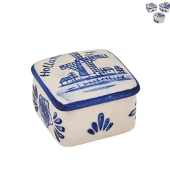 Xenos Holland Souvenirs-Doosje klein Holland - diverse varianten - 3x3x2 cm